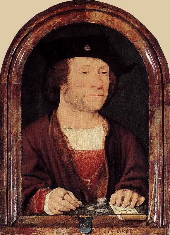 CLEVE, Joos van Portrait of Anthonis van Hilten fdg oil painting picture